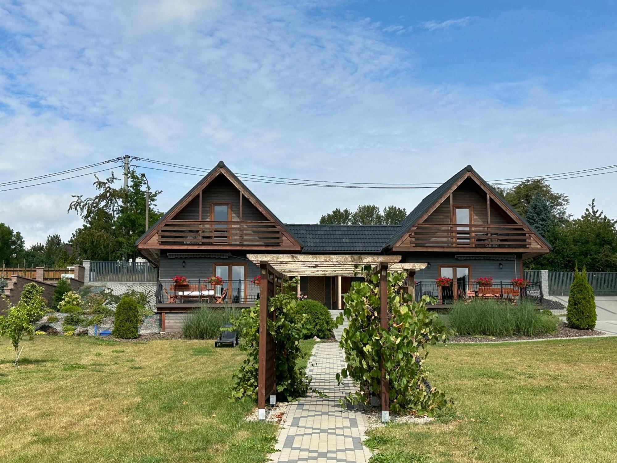 Villa Rajska Przystan II Wrony Esterno foto